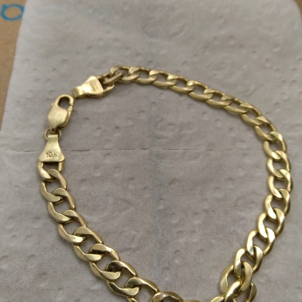 Men's Gold Chain Bracelet